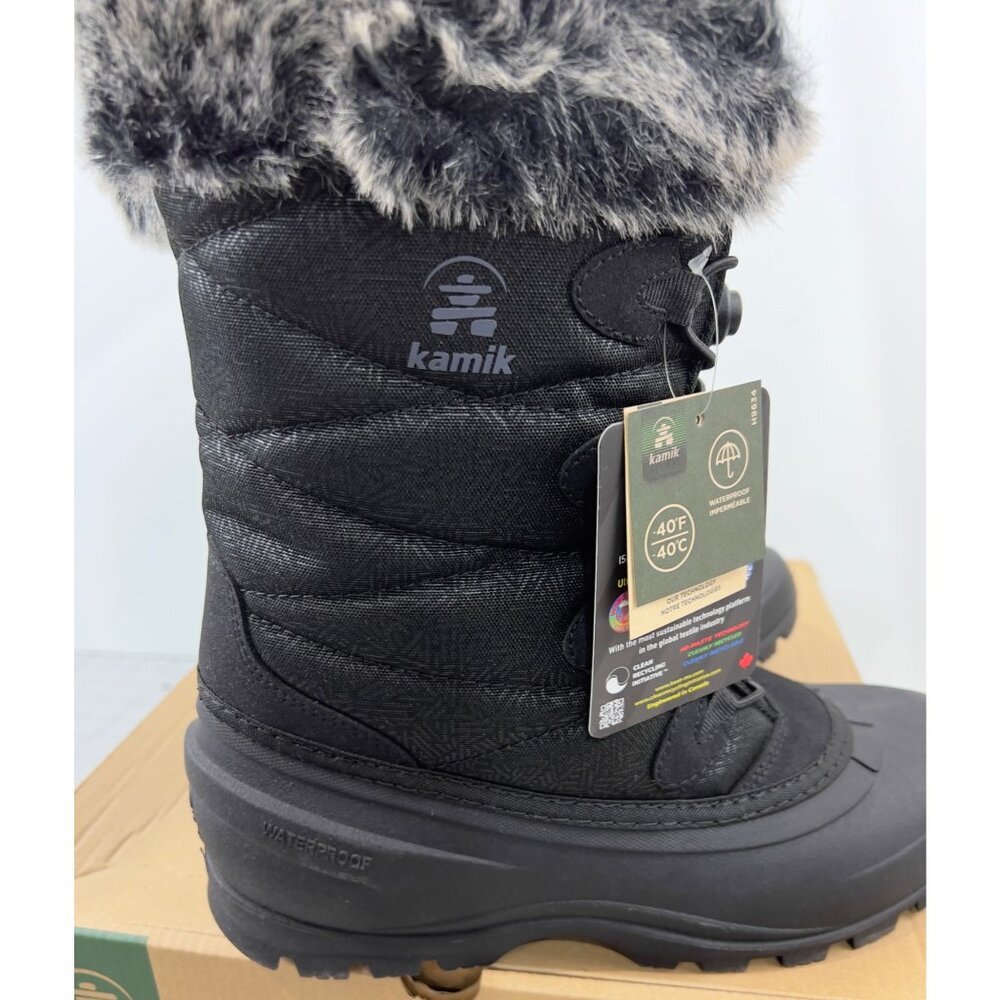 Kamik Women's Momentum 3 Waterproof Winter Boot Black Size 10 New~~~ - Picture 4 of 9